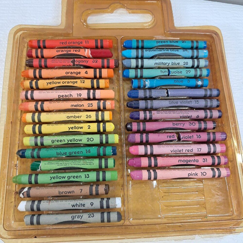 Vintage‎ Mel Appel crayon set kids art supplies Crayart crayons drawing rainbow